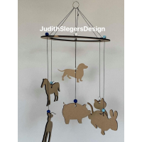 mdf mobiel set dieren